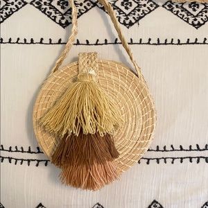Poolside Woven Bag with Tassel